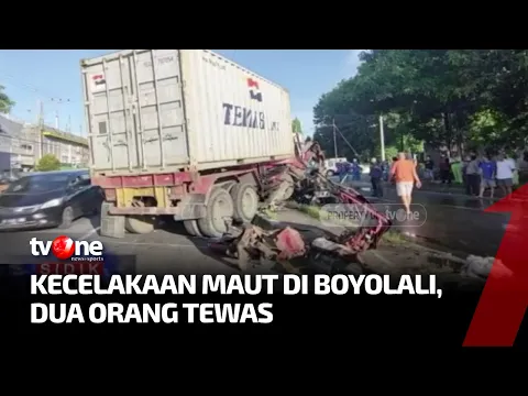 Kecelakaan Truk Alami Adu Banteng, Dua Orang Tewas