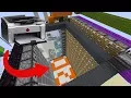 Working Printer In Minecraft Redstone