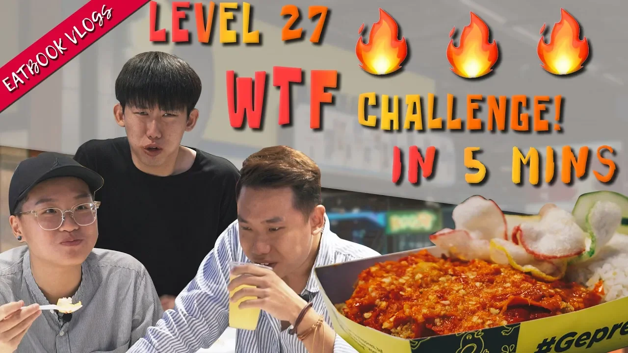 Finish This Level 27 Spicy Ayam Geprek and it is FREE!   Eatbook Challenges   EP 7