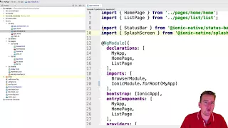 Ionic Mobile Apps S1P24 HttpClientModule so we can do HTTP Requests