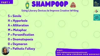 Literary Devices in Creative Writing Caroline Goodman Bright Prospects Tutoring