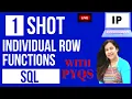 SQL - Individual Row Functions Live Marathon Informatics Practices IP Class 12 CBSE Board Exams