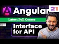 Angular 21 Tutorial in Hindi API Data Type Interface Type vs Interface in TypeScript