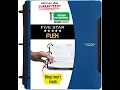 Amazon com Five Star Flex Refillable Notebook Study App College Ruled Paper 1 Inch TechLock Ri