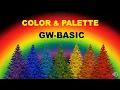 GW-BASIC COLOR PALETTE