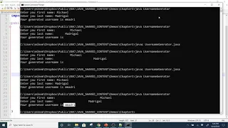 Java 1 - Chapter 3 Lecture Part Two