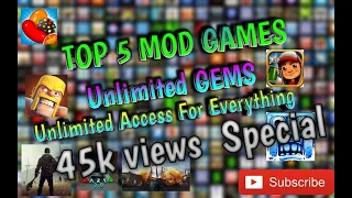 MOD GAME Best 5 Mod Apk Games For Android 2021 Super Mod Games Part 1 Install And Enjoy