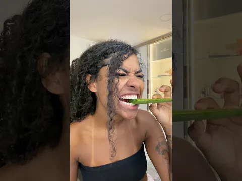 hidratação com babosa 🥰✨🎀