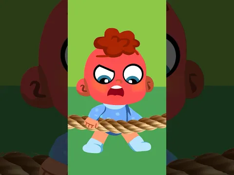 Can the Baby Win This Tug of War? #shorts #gaming #funny