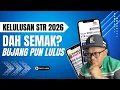 Lagu DAH SEMAK KELULUSAN STR 2026? BUJANG PUN LULUS…