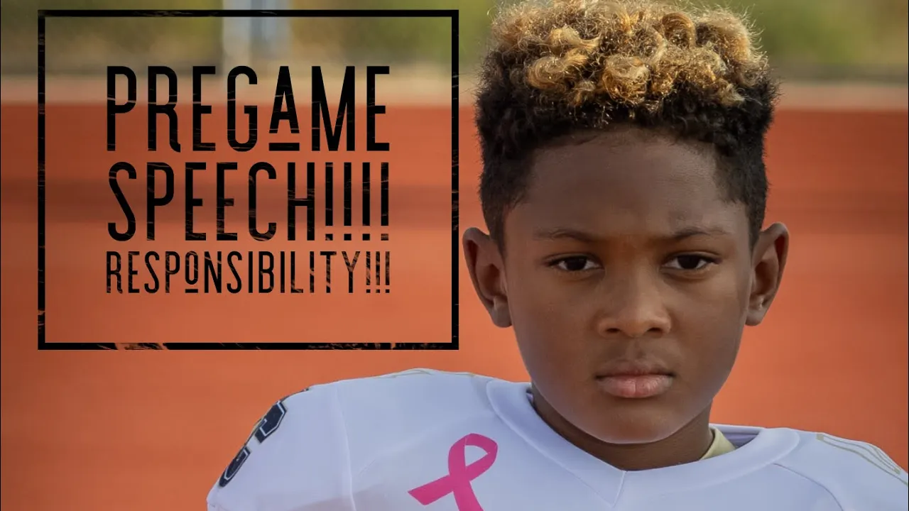 JYSON JACKSON GIVES PREGAME MOTIVATIONAL SPEECH | YFN ATHLETE | TC ROCKBOYZ | 9U YOUTH FOOTBALL