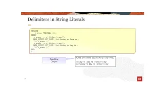 Declaring PLSQL Variables1
