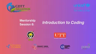 CZITT AI Energy Hackathon Training and Mentorship Session - Introduction to Coding
