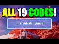 ALL 19 SECRET CODES - Admin Panel in Fortnite