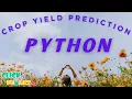 Python Machine Learning - Multispectral Crop Yield Prediction Using 3D CNN