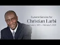 Plinton Curry Funeral Home - Christian Larbi February 2 1970 February 5 2026