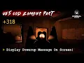 UE5 CoD Zombies Tutorial Part 318 Display Powerup Message On Screen