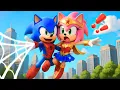 Lagu AMY FALL IN LOVE with Spiderman SONIC? What Happened? | Love Story | Sonic The Hedgehog 3 Animation