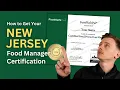 New Jersey Food Manager Certification How to Get Certified