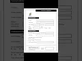 sample employment application form design