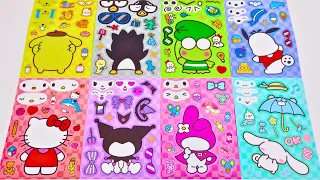 Download [ToyASMR] Decorate with Sticker Book Dress Up Pompompurin,Hellokitty,Cinnamoroll,Melody,Kuromi MP3