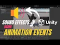 How To Add SOUND EFFECTS In UNITY BEST WAY Animation Events Beginner Tutorial