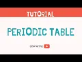 O-Level Chemistry 13 Periodic Table Tutorial