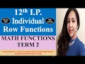 TERM 2 Complete Course I P C S Class 12 CBSE Math Functions - Round