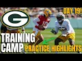 Packers Training Camp Day 19 HIGHLIGHTS Josh Jacobs Update Brandon Cisse or Keisean Nixon