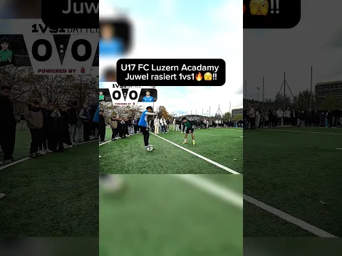 U17 FC Luzern Juwel rasiert 1vs1🔥🫣!! #shorts