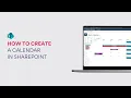 How to create a calendar in SharePoint