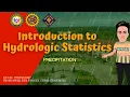 Lagu Introduction to Hydrologic Statistics | Statistics of Rainfall Data | Hydrology