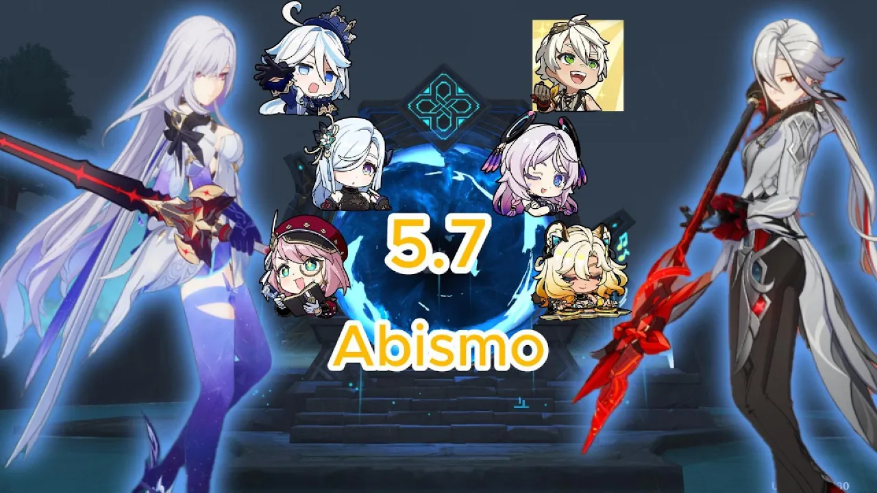 Skirk c0 y Arlecchino c0 / Abismo 5.7 Piso 12 / Genshin Impact