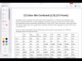 NACLO Walkthrough Advanced Level - Color Me Confused part 1