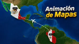 Crea ANIMACIONES de MAPAS en Canva 🚀 Fácil para Principiantes