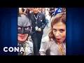 Lagu Elijah Wood Hits Comic-Con, Hides Ring Of Power | CONAN on TBS