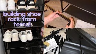 building shoe and hat rack from temu