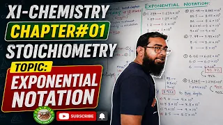 Exponential Notation XI-Chemistry CH Stoichiometry