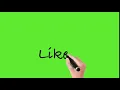Writing on screen with a marker wiping it out with sound Link to download Free green screen