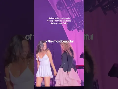 Olivia Rodrigo and Stevie Nicks Perform 'Landslide' Together 🥹❤️ #celebrity #oliviarodrigo #concert