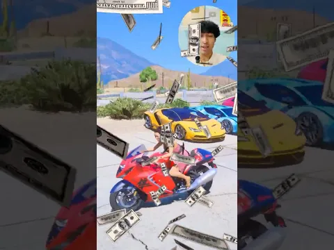 GTA V UPGRADING $0 TO $9999999 FLYING SUPER BIKE #shorts #gta5