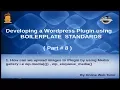 Wordpress Plugin development using Boilerplate from scratch Media Image Upload in Plugin