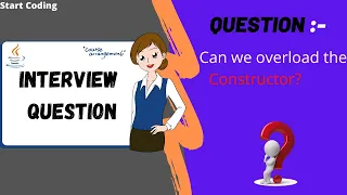 overload constructor in java interview question simple example in overload constructor
