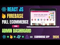 Create Ecommerce App with React And Firebase React Ecommerce App React Project For Beginners 2024