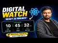 React JS Project for Beginners Digital Clock App Tutorial