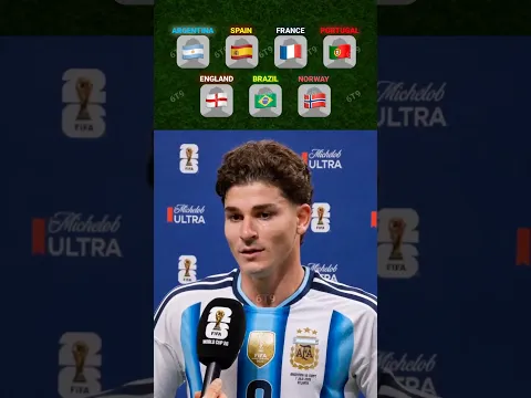 Juilian Alvarez picked his favourite players from national teams π±π₯ #efootball2023 #efootball2024