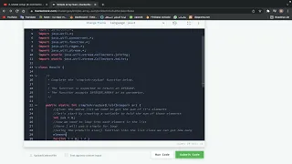 Sum of Array in Java Hacker Rank problem