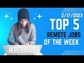 Top Fully Remote Jobs curated from WeWorkRemotely Indeed Flexjobs etc