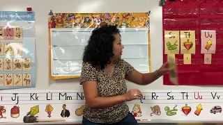 Fundations pre-k lesson Nov 6