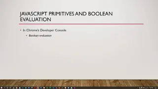 07 JavaScript Boolean-Truthy